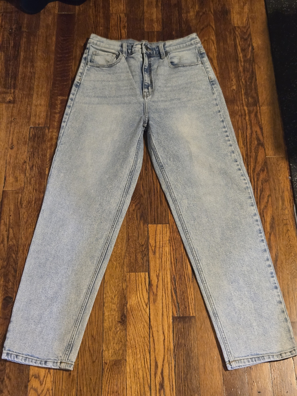 Fashion Nova Light Blue Relaxed Straight Jeans